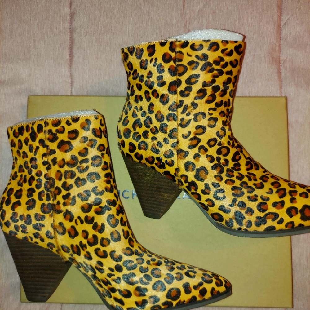 Lucky Brand Munise2 Leopard Print Women's Boots